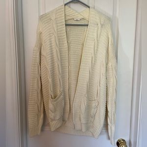 Cable cardigan
